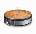 Máquina eléctrica versátil para preparar crepes.